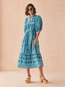 Omika Dress Wren Midi Dress in Pali Coast