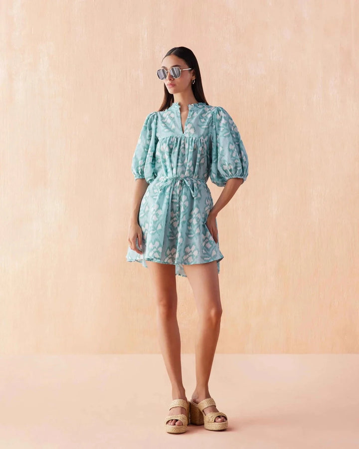 Omika Dress Wren Mini in Millie Bora Bora