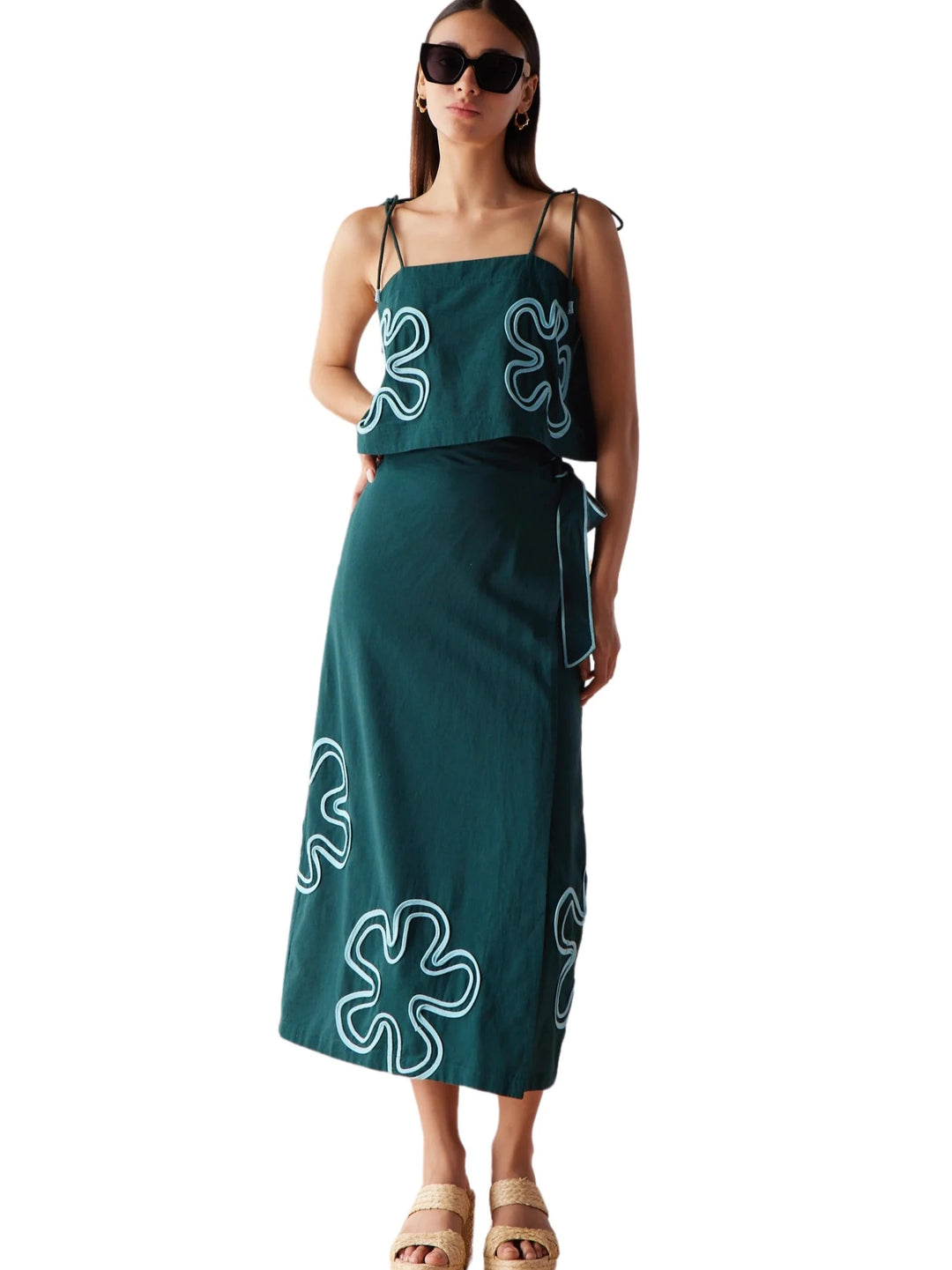 Omika Skirt Sammi Midi Skirt in Dragonfly