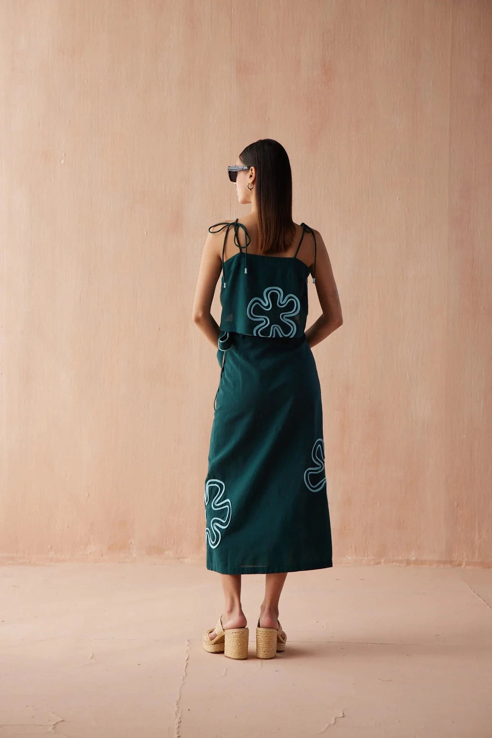 Omika Skirt Sammi Midi Skirt in Dragonfly