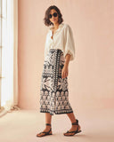 Omika Skirt Sammi Midi Skirt in Nikita Oyster