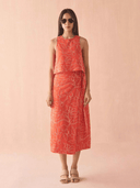 Omika Skirt Sammi Skirt in Uma Persimmon
