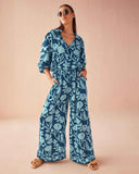 Omika Top Avery Blouse in Lolita Harbor