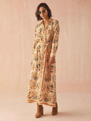 Palma Dress in Aleena Butternut