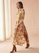 Palma Dress in Aleena Butternut