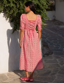 Sierra Dress in Alpine Rose