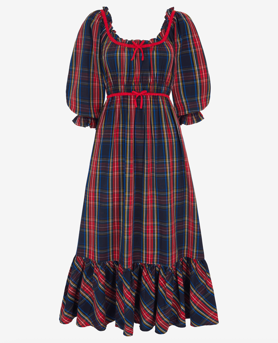pink tartan black dress Heartless Tamsyn Pink Tartan Dress