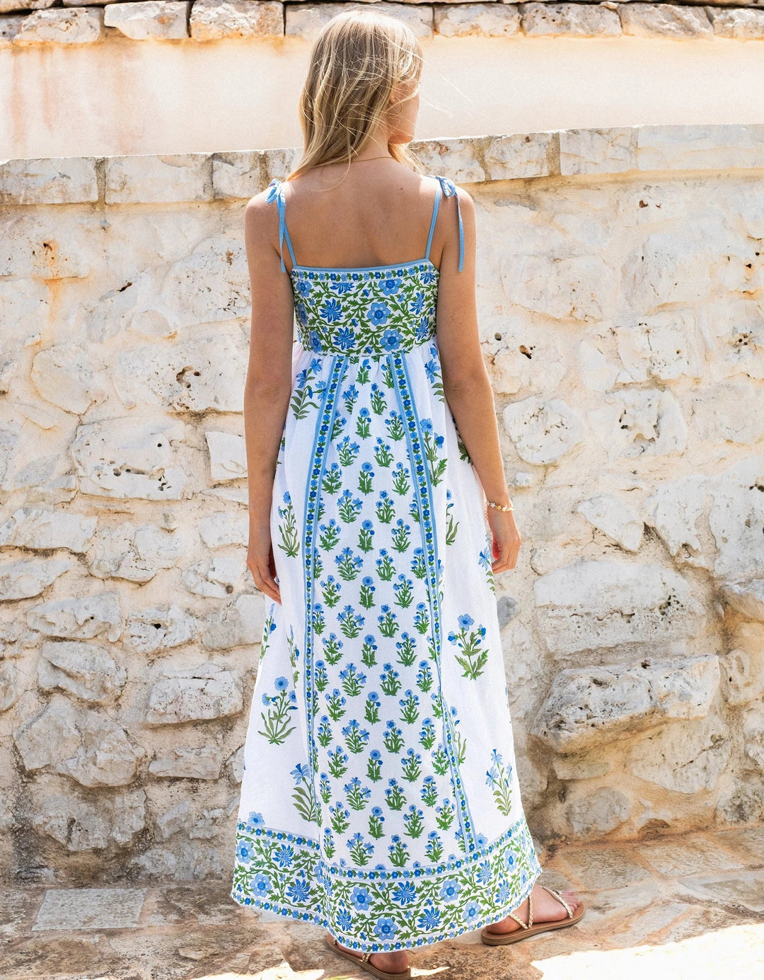 Pink City Prints Dress Aimee Dress in Sky Lily Mix