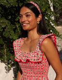 Carrie Dress in Alpine Rose