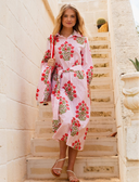 Pink City Prints Dress Corfu Dress in Poppy Stripe