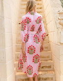 Pink City Prints Dress Corfu Dress in Poppy Stripe