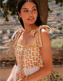 Pink City Prints Dress Elena Dress in Mixed Peony