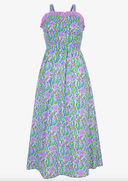 Pink City Prints Dress Elsie Dress in Lilac Fields