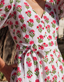 Pink City Prints Dress Francis Dress in Ruby Bloom