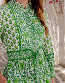 Pink City Prints Dress Gemma Dress in Verdant Botanics