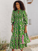 Pink City Prints Dress Izzy Dress in Amazonian Jungle