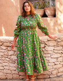 Pink City Prints Dress Izzy Dress in Amazonian Jungle