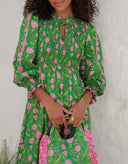 Pink City Prints Dress Izzy Dress in Amazonian Jungle