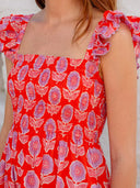 Pink City Prints Dress Jessica Dress in Perfume Dahlia