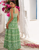 Pink City Prints Dress Lucia Dress in Verdant Botanics