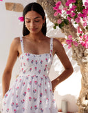 Pink City Prints Dress Malibu Dress in Jaipur Ditsy