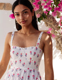 Pink City Prints Dress Malibu Dress in Jaipur Ditsy