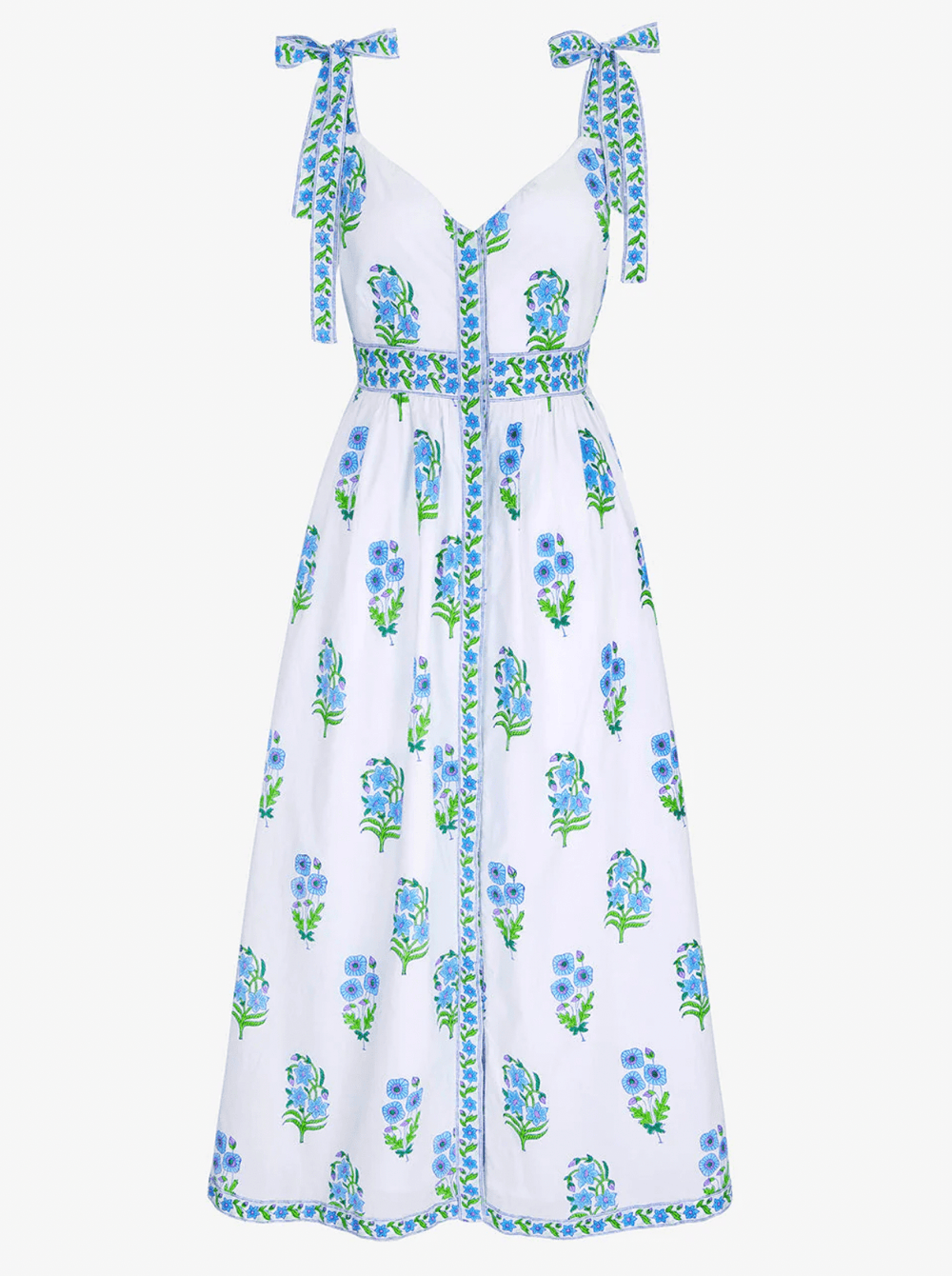 Pink City Prints Dress Maree Dress in Cyan Magnolia