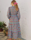 Pink City Prints Dress Maria Dress in Island Buta
