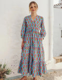 Pink City Prints Dress Maria Dress in Island Buta