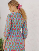 Pink City Prints Dress Maria Dress in Island Buta