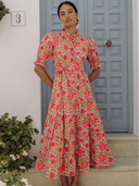 Pink City Prints Dress Matilda Dress in Candy Jaal