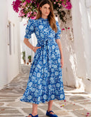 Pink City Prints Dress Matilda Dress in Ink Jaal