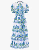Pink City Prints Dress Matilda Dress in Lapis Meadow