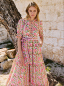 Pink City Prints Dress Matilda Dress in Moghul Border