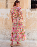 Pink City Prints Dress Matilda Dress in Moghul Border