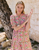 Pink City Prints Dress Matilda Dress in Moghul Border