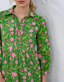 Pink City Prints Dress Nancy Dress in Amazonian Jungle