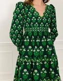 Pink City Prints Dress Pheobe Dress in Forest Buta