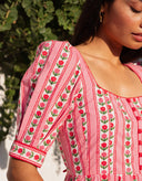 Pink City Prints Dress Sierra Dress in Alpine Rose