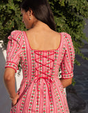 Pink City Prints Dress Sierra Dress in Alpine Rose