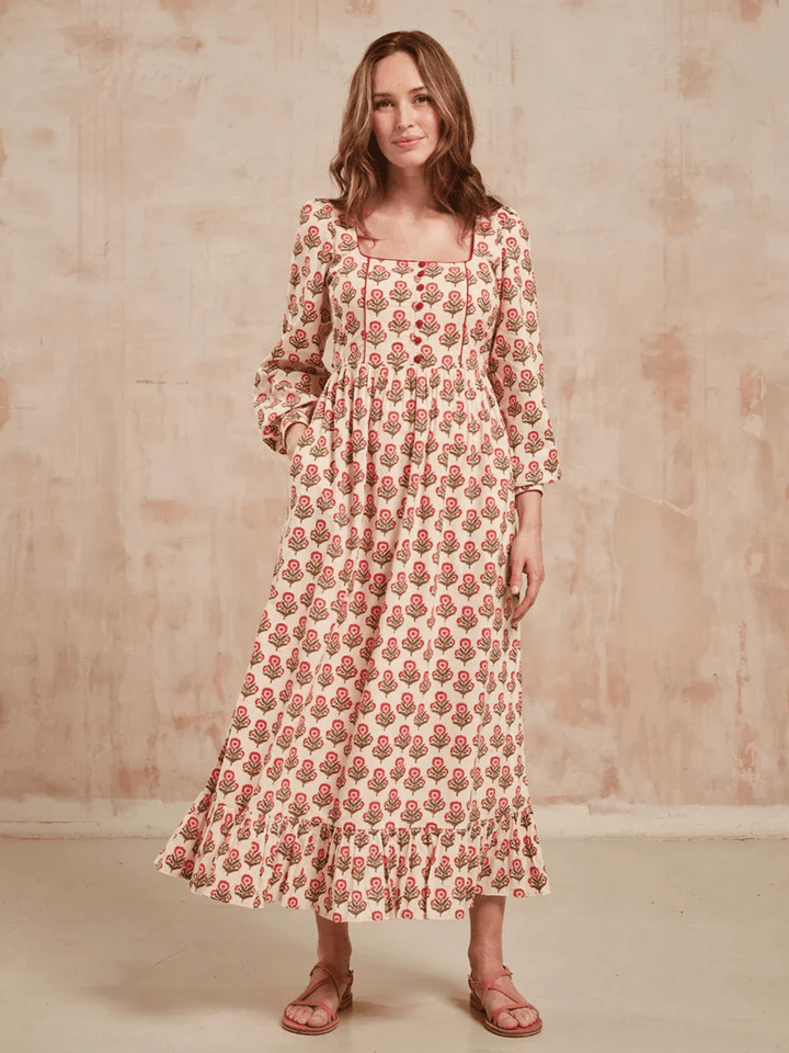 Pink City Prints Dress Sierra Dress in Jam Buta