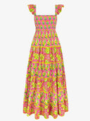 Xanthe Dress in Electric Rose Beau & Ro Xanthe Dress in Electric Rose Beau & Ro