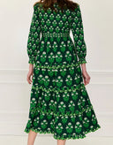 Pheobe Dress in Forest Buta