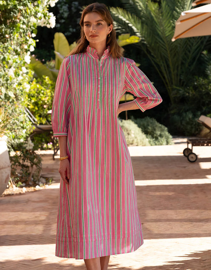 Anjuna Kaftan in Ice Lolly Stripe