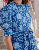 Matilda Dress in Ink Jaal