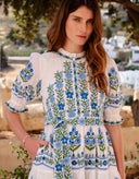 Matilda Dress in Lapis Meadow