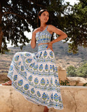 Rah Rah Skirt in Lapis Meadow