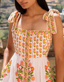 Elena Dress in Mixed Peony