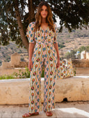 Pink City Prints Pants Gabi Trousers in Vintage Bouquet