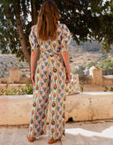 Pink City Prints Pants Gabi Trousers in Vintage Bouquet